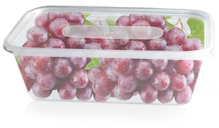 We Can Source It Ltd - 250 x 650ml BPA-Free Plastic Food Storage Containers - Microwave & Freezer Safe, Leakproof Lids, Stackable Meal Prep & Takeaway Lunch Boxes, Dishwasher Safe