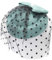 Ro Rox Grace Perlen Vintage Retro 40er 50er Jahre Fascinator Hochzeit Party Hut - Mintgrün