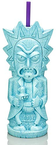 RICK AND MORTY Rick 25oz Geeki Tikis Plastic Tumbler