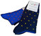 DREAM SOCKS 6 paia calze corte da uomo a metà polpaccio in cotone filo di scozia elasticizzate,calzini molto leggeri made in italy rimagliate a mano (39-42, 6 X Set. POIS)