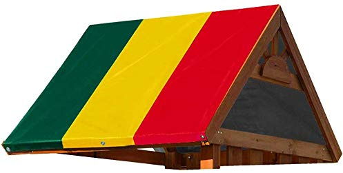 Baogu 132x226cm Kinderspielplatz Schaukeldach Dach Sonnenschutz Ersatzplane Camping Zelt Planen