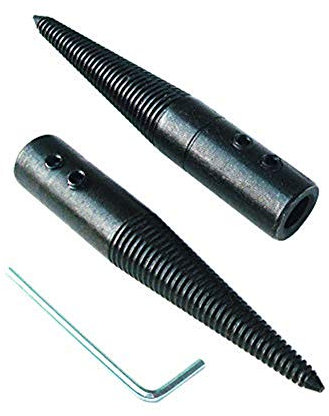 Tapered Spindle,1/2 spindle Motor Arbor Adapter For Bench Grinder Left & Right Polisher Buffing Arbour & Bench Grinder