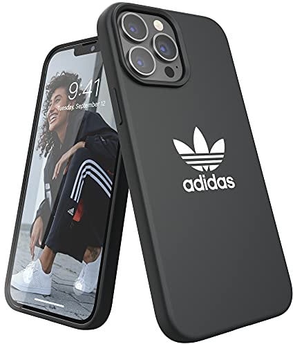 adidas Designed for iPhone 13 Pro Max 6.7 Case, Drop Proof Case, Raised Edges, Original Case, Black