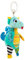 Lamaze Bizak, Daphe die Drache, sensorisches Baby-Spielzeug, Drache mit verschiedenen Texturen, die beim Schütteln brüllt, mit Clip-Ring und Beißschwanz