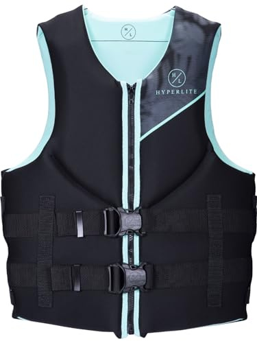 HyperLite Women's Indy Life Jacket - US Coast Guard Approved Level 70 Buoyancy Aid, Great for Any Water Sports Activity Including Boating, Paddle & Swimming - X-Small