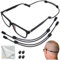 SIGONNA Brillenbandhalter – No-Tail-Brillenbandschnur – verstellbare Brillenhalter um den Halskopf – Brillenband-Lanyard – Sonnenbrillen-Brillenband für Männer und Frauen – 2 Stück