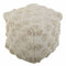 Casa Moro Boho Sitzwürfel Pouf Lara 55x55x45 cm in Cream beige mit Füllung edel Polsterhocker EIN Sitzhocker für einfach schöner wohnen MA1009