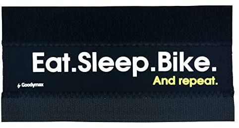 Goodymax® Kettenstrebenschutz Eat. Sleep. Bike. | Neopren in verschiedenen Designs - Fahrrad Bike Kette Schutz Chain Guard