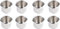 PYNQ Lot de 8 porte-gobelets universels en acier inoxydable 68 x 55 mm pour canapé de poker