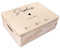 Creative Deco Erinnerungsbox Baby Personalisiert Herz mit Namen | 40 x 30 x 14 cm | Individuelle Erinnerungskiste Geschenk zur Geburt für Mädchen und Jungen | Holzkiste mit Deckel | Farbdruck