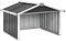 Keketa Garden Robot - Capannone per tosaerba 92 x 97 x 63 cm, in acciaio zincato, colore: Antracite