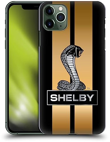 Head Case Designs Officially Licensed Shelby Gold Car Graphics Hard Back Case Compatible With Apple iPhone 11 Pro Max