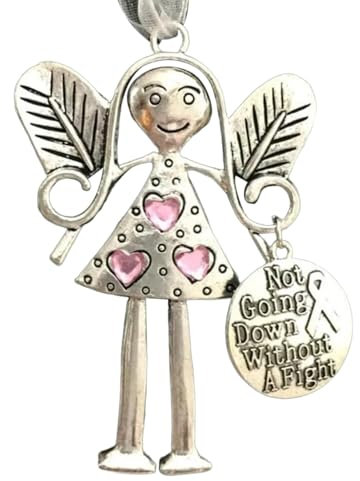 Weihnachtsschmuck, Crazy Beautiful Friends Forever, Engel-Ornament, „Heart was Not“-Ornament für den Weihnachtsbaum, Weihnachtsengel-Freundschaftsschmuck, Geschenk, Metall-Weihnachtsbaum-Hä Rosa