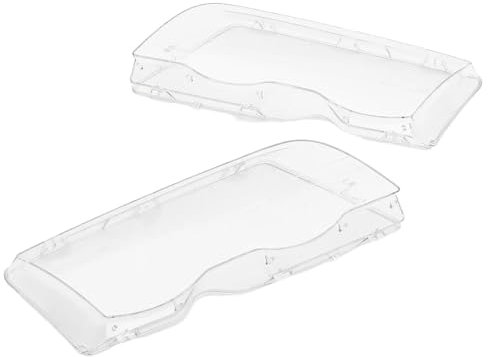 NOCHE Cubierta Faro Coche Cubierta Cristal para Faros Coche Lente Faro Delantero Transparente para BMW E46 Serie 3 4 Puertas 1999-2001 Faro Carcasa (Talla : Pair)
