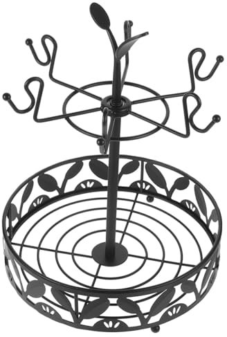 ABOOFAN Supporto Girevole Per Tazze in Ferro Es Supporto Per Tazze Da Caffè E Tè Supporto Per Riporre Tazze Accessorio Per Bar Del Caffè