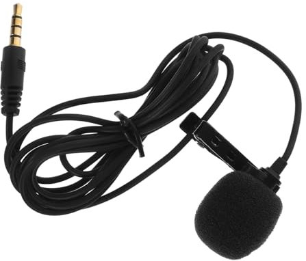 TOPPERFUN Professional Podcast Microphone Omnidirectional Condenser Microphone for Vlogging Cord for Live Streaming