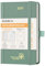 POPRUN Kalender 2025 Tagesplaner Hardcover 16 x 10,5 cm, Tageskalender A6 1 Tag 1 Seite (Montag - Sonntag), Terminplaner (Jan.2025-Dez.2025) mit Stiftschlaufe - Mitternachtsgrün