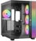 be quiet! Light Base 600 LX Black PC-Gehäuse, atemberaubender Panorama-Blick, Show Case, Dual Chamber Design, massiver ARGB LED-Streifen, 4 Light Wings LX PWM Lüfter, invertiert und horizontal nutzbar
