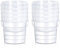 1.5Liter Plastikeimer mit Deckel und Griffen– Luftdichter, stapelbarer Lebensmittelbehälter für Picknick, Gefrierschrank & Mahlzeitenvorbereitung (Durchsichtig, 10 Stück)