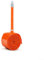 Fahrradschlauch aus TPU, leichtes Design, Orange, 700 C Größe (FV 45 mm)