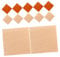 LALADEFIEE 48pcs Doll House Model Retro Decor Dollhouse Mini Floor Boards Miniature Wood Flooring Wood Floor Board Wood Floor Tile Mini House Floor Paper Doll House Flooring Wooden