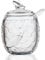 Glass Honey Pot, with Dipper and Lid, Glass Honey Jar with Dispenser, Honey Jar for Storing and Dispensing Honey For Home Kitchen - 240 ml (1, B)