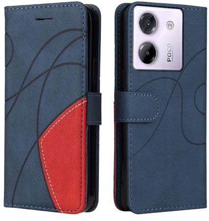 XINNI Handyhülle für Xiaomi Poco M7 Pro 5G Hülle | PU/TPU Retro Klappetui Stoßfeste Schutzhülle Flip Magnetisch Telefonhülle