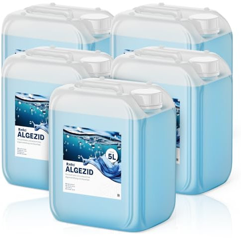 Belko® 25L Pool Algizid Algenverhütung flüssig - Präventives Anti Algenmittel für Schwimmbad & Pool und Whirlpool - gegen Algen, Algezid Poolklar Chlor Ergänzung