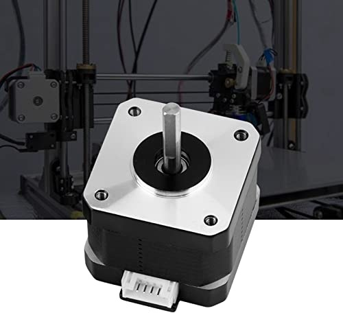 Aramox 3D-Drucker-Schrittmotor 42BYGH34, Hybrid-Schrittmotor 12 V, 0,3 Nm mit 1,8° Schrittwinkel, Geräuscharm, Hohes Drehmoment für DIY-CNC- und 3D-Drucker