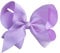 AKA 6 Big Bow Hairpins Hair Clips for Children Kids Girls Hair Handmade Alligator Clips Accessories (Lilac)