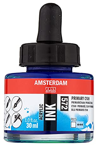 Amsterdam 17205720 Acryl-Tinte, PRIM.Cyan, Primär Cyan, Einheitsgröße