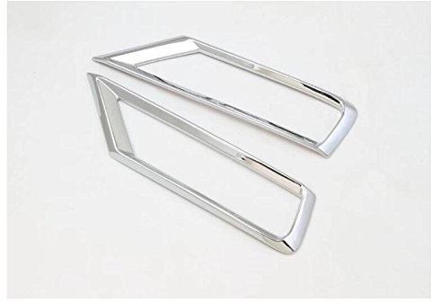 2 x ABS-Chrom-Front-Nebelscheinwerfer-Verkleidung für Tiguan 2017 2018 2019 2020