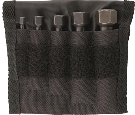 STAHLWILLE 901/5T Schraubenausdreher-Satz 5-tlg. | zum Entfernen von beschädigten Schrauben | in Textiltasche | Made in Germany