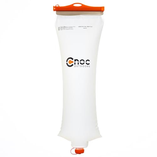 Cnoc Outdoors Vecto - Recipiente de agua (28 mm, 3 litros), color naranja