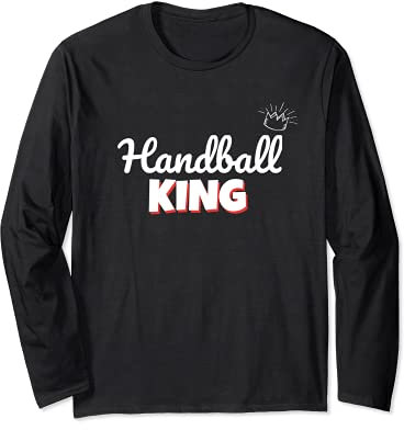 Handball King Handball Player Coach Langarmshirt