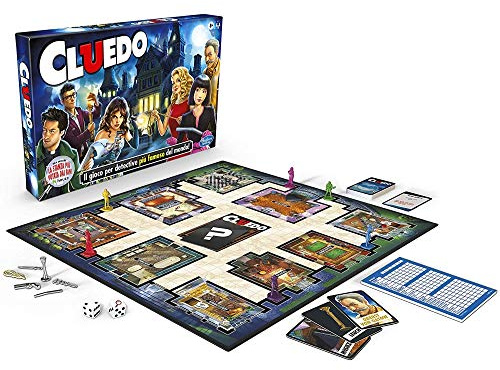 Hasbro Gaming Cluedo Juego en Caja, Versión 2020 en Italiano