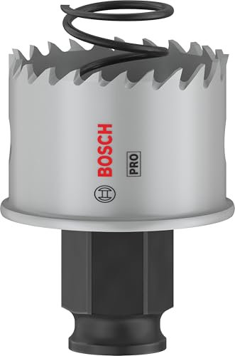 Bosch 1x Scie trépan PRO Sheet Metal Power Change Plus (pour Tôles en acier inoxydable, Tôles en acier, Ø 38 mm, Professional Accessoire Perceuses/visseuses rotatives)