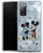 Silikon Hülle kompatibel mit Samsung Galaxy S20 FE Case transparent Handyhülle Disney Mickey & Minnie Mouse Vintage