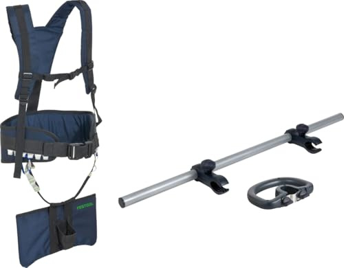 Festool Tragegeschirr TG-LHS 225 mit Zusatzhandgriff im Systainer | Ergonomische Arbeitsunterstützung für Planex LHS 225 EQ – Deckenhöhen bis 2,6 m, inkl. SYS3 XXL 237