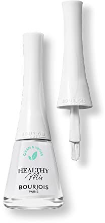 Bourjois Smalto Unghie 100% Vegano Healthy Mix, ad Asciugatura Rapida, Effetto Manicure Professionale a Lunga Durata, 12 ml, 100 Blanc'hantement
