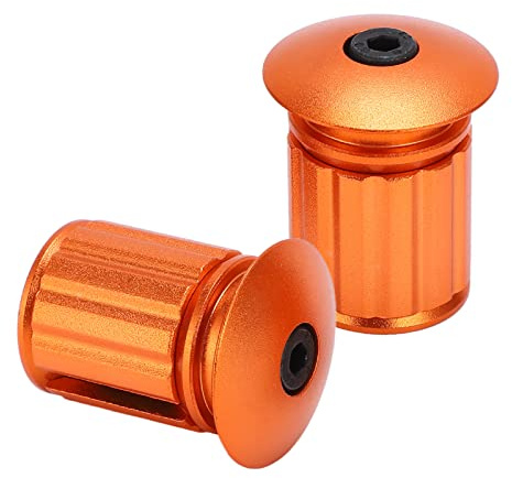 SPYMINNPOO Bike Handlebar Plug Handlebar Caps Aluminum Handlebar End Caps for Most Road Mountain Bike MTB Fixie