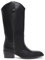 NEROGIARDINI Stivale texano in pelle. Made in Italy 39 Nero NERO