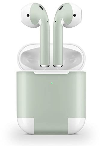 TACKY DESIGN Classic Skins für Apple Airpod Skins, Solid Airpods Aufkleber für Airpods 1 & 2 Vinyl 3m, Airpods Skins Schutzhülle für Wickelhüllen (AirPods 1st Generation, Grün)