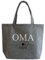 mamir home Filztaschen Shopper Personalisiert MOM Mama Oma Namen Kinder (Filzshopper Name)