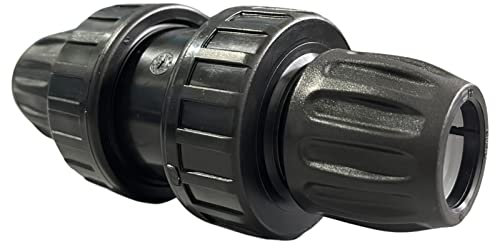 STEMAX-Wassertechnik: PP Rückschlagventil mit Klemmverschraubungen für PE-Rohre, Größe: 50mm