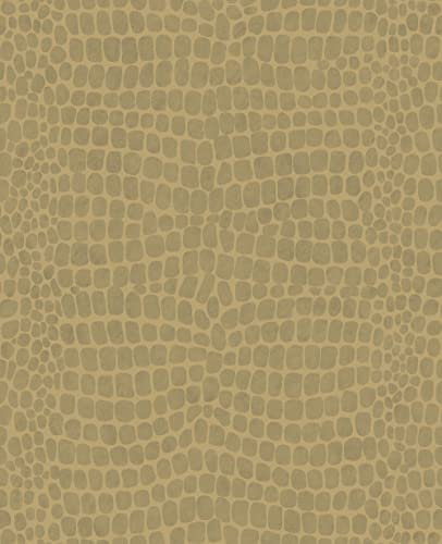 Papier peint intissé Effet Croco 1005 x 52cm Taupe