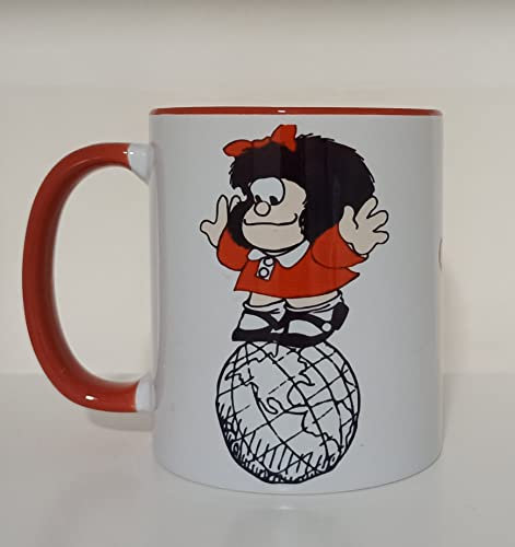 Taza Mafalda Que paren el mundo