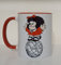 Mafalda Becher, die die Welt stoppen, Kaffeebecher Tasse