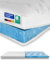 AM Qualitätsmatratzen Gel Topper 120x220cm weich - Made in Germany - Gelschaum Topper 120x220 mit Lyocell Bezug & Antirutsch Funktion - Anpassungsfähiger Memory Foam Matratzentopper 120x220