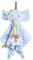 Abonda Baby-Steppdecke, Tiermuster, Baby-Decke, Neugeborene, Baby-Spielzeugdecken für Kinderwagen, Kinderbetten, Autositze